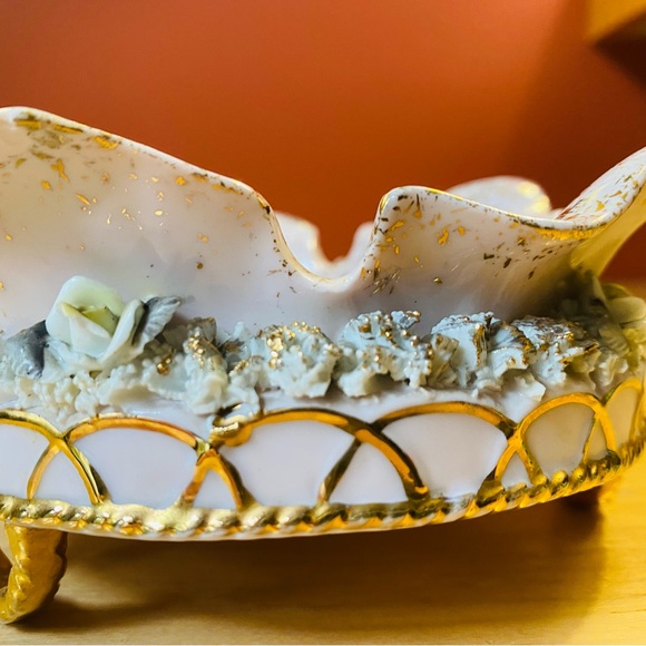 Vintage *rose* small dish - Picture 3 of 7